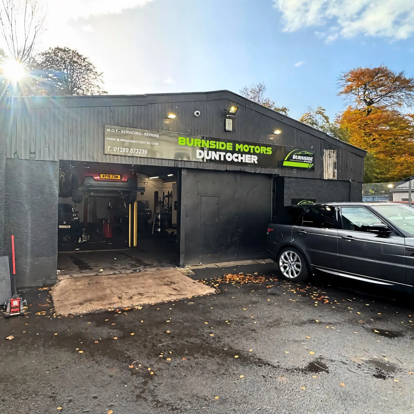 Burnside Motors Duntocher on Dumbarton Road
